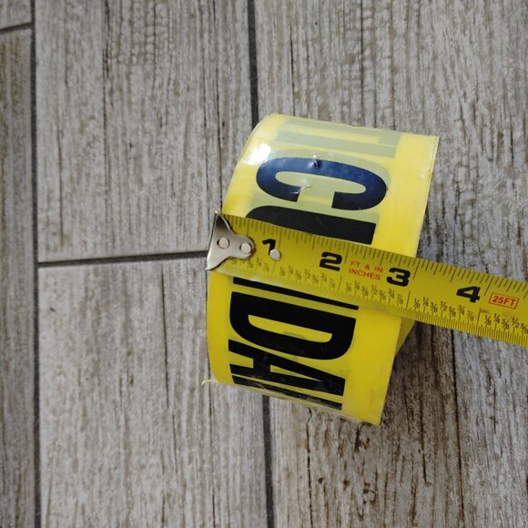 CAUTION/CUIDADO YELLOW TAPE - Picture 3 of 5